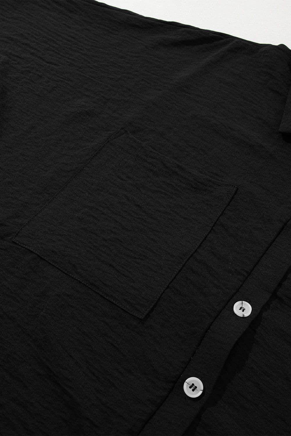 image-Black Half Button Collared Romper