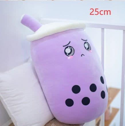 image-Cute Fruit Drink Plush Stuffed Soft Strawberry Milk Tea Plush Boba Tea Cup Toy Bubble Tea Pillow Cushion Kids Gift