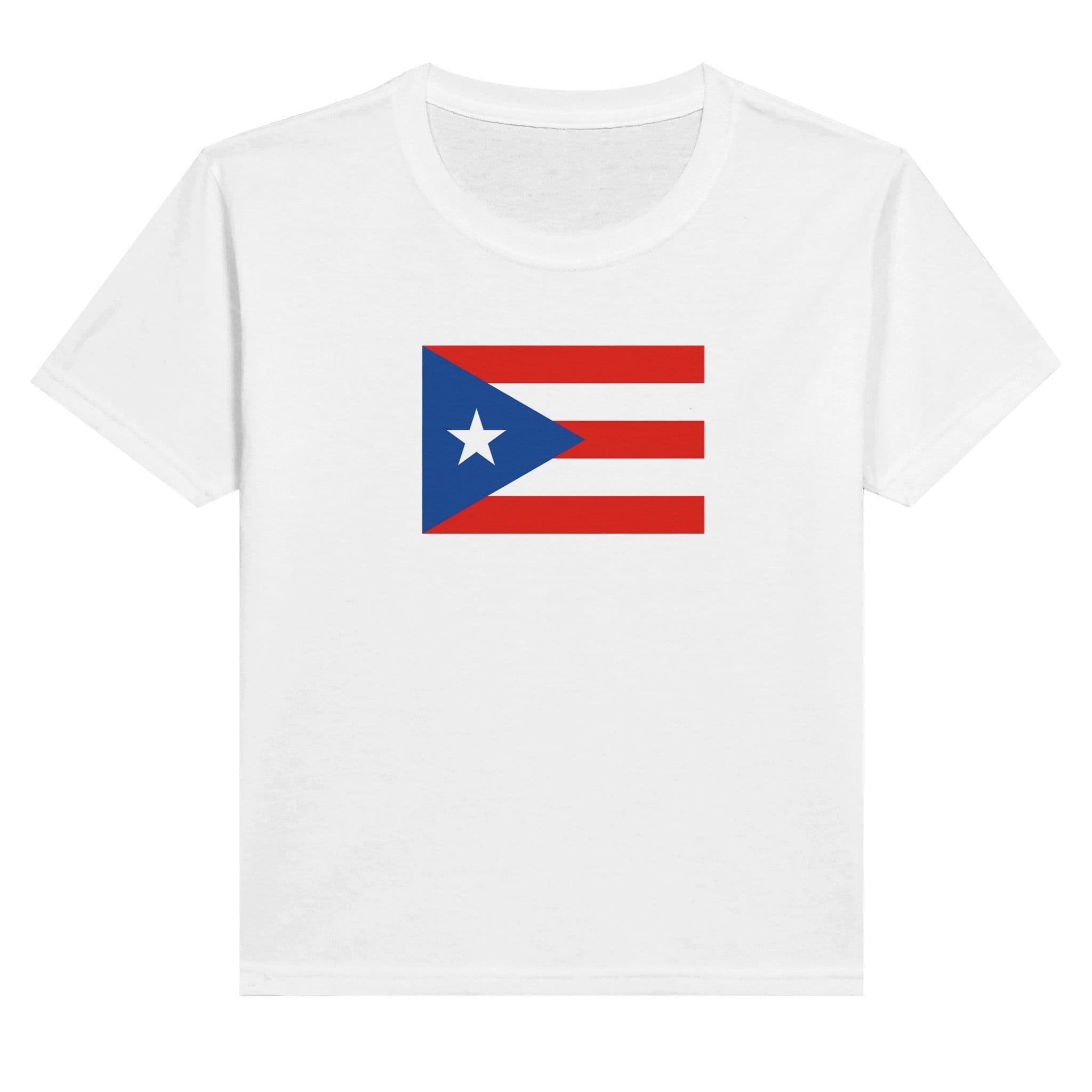 image-Drapeau de Porto Rico - T-shirt enfant en polycoton ras du cou