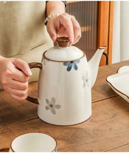 image-Underglaze Cup Suit Household Living Room Water Cup Water Pot Tea Set