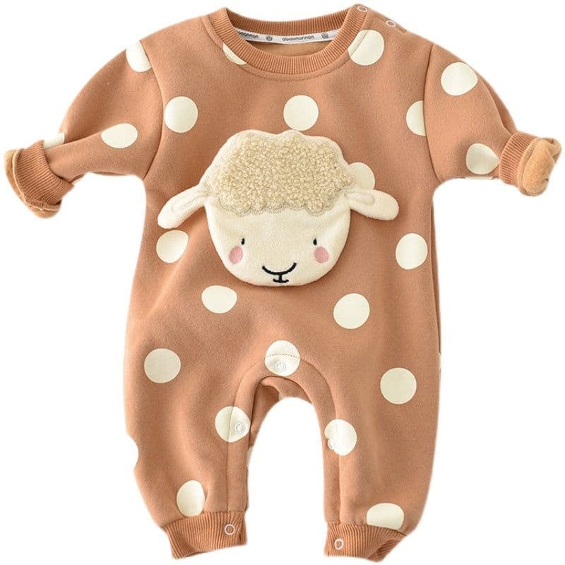 image-Baby Spring And Autumn One-piece Long-sleeved Cartoon Romper