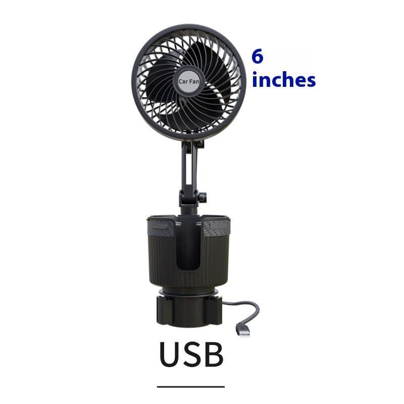 image-Supplies Car Water Cup Holder Fan