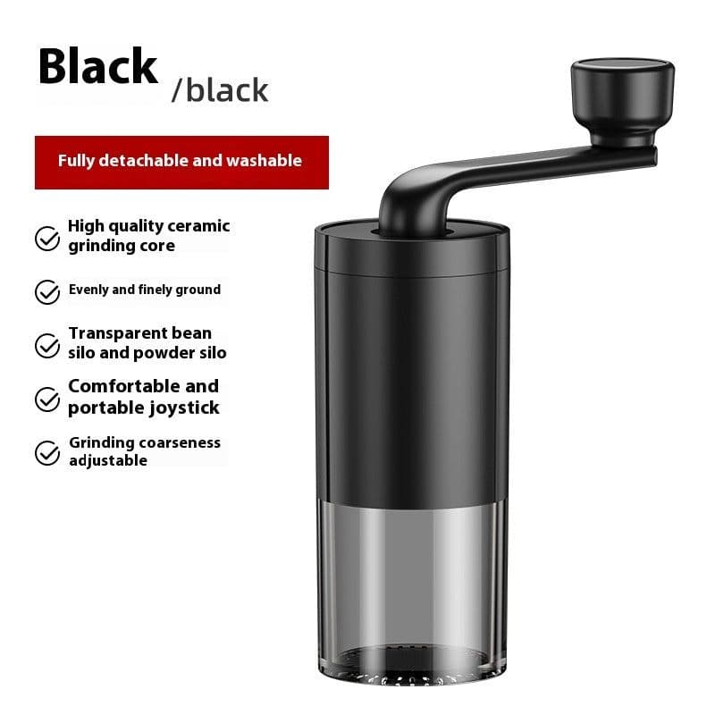 image-Manual Bean Grinder Electric Coffee Machine Household Small Portable