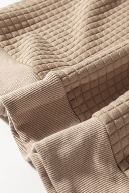 image-Parchment Leopard Quilted Sweatshirt Crew Neck