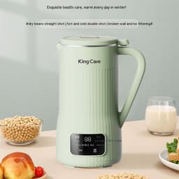 image-800ml Soy Milk Maker & Juicer - Matcha Green 110V US Plug