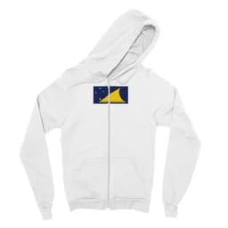 image-Drapeau des Tokelau - Sweat à capuche unisexe classique à fermeture