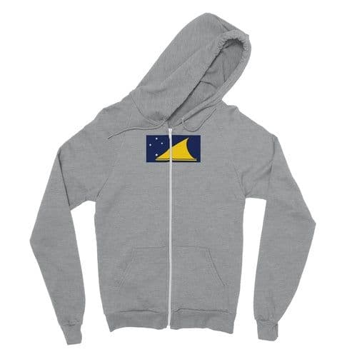 image-Drapeau des Tokelau - Sweat à capuche unisexe classique à fermeture