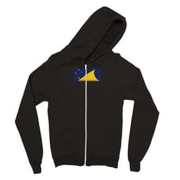image-Drapeau des Tokelau - Sweat à capuche unisexe classique à fermeture