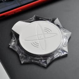 image-Corner Star Wireless Charger - 5W Micro USB for Apple & Android