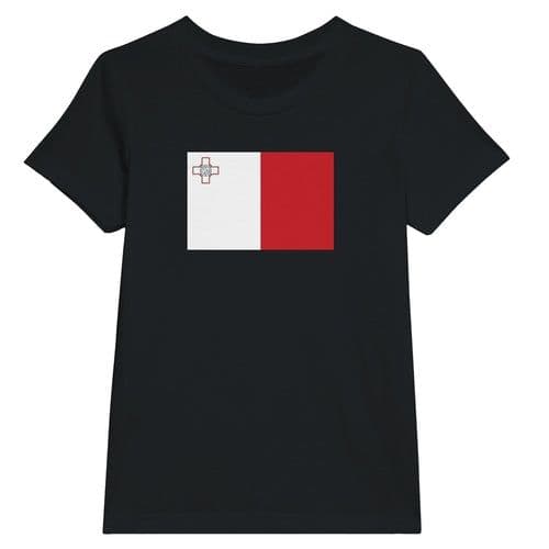 image-Drapeau de Malte - T-shirt enfant premium ras du cou