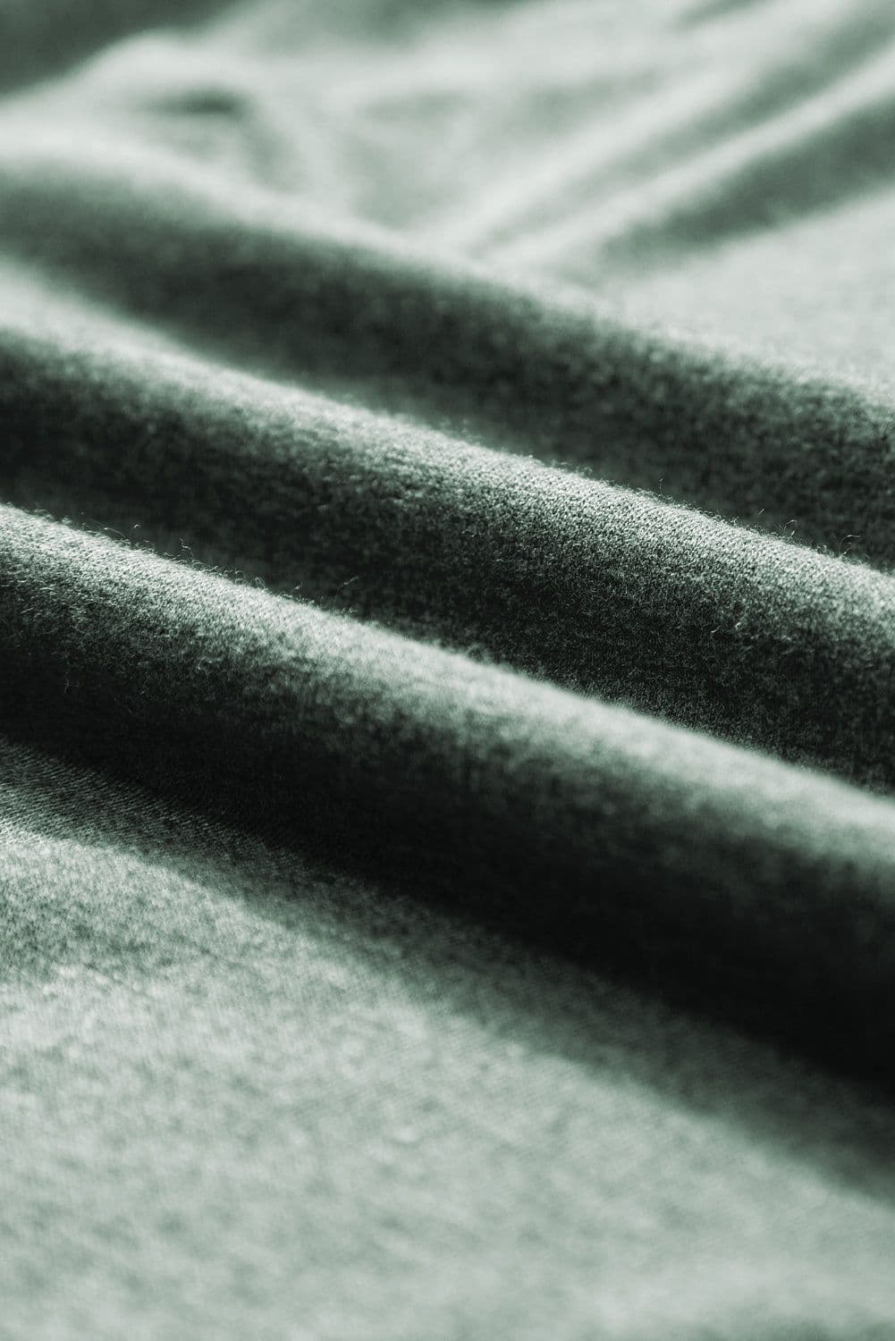 image-Mist Green Ribbed V Neck Tank