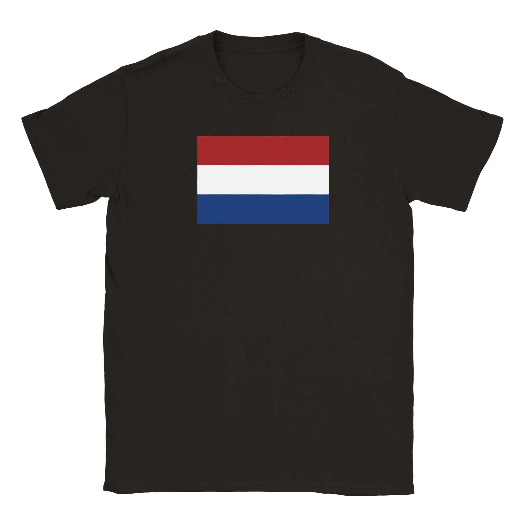 image-Drapeau des Pays-Bas - T-shirt unisexe classique ras du cou