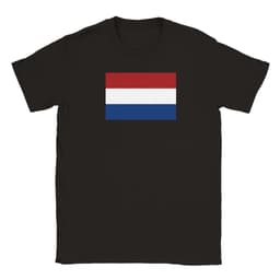 image-Drapeau des Pays-Bas - T-shirt unisexe classique ras du cou