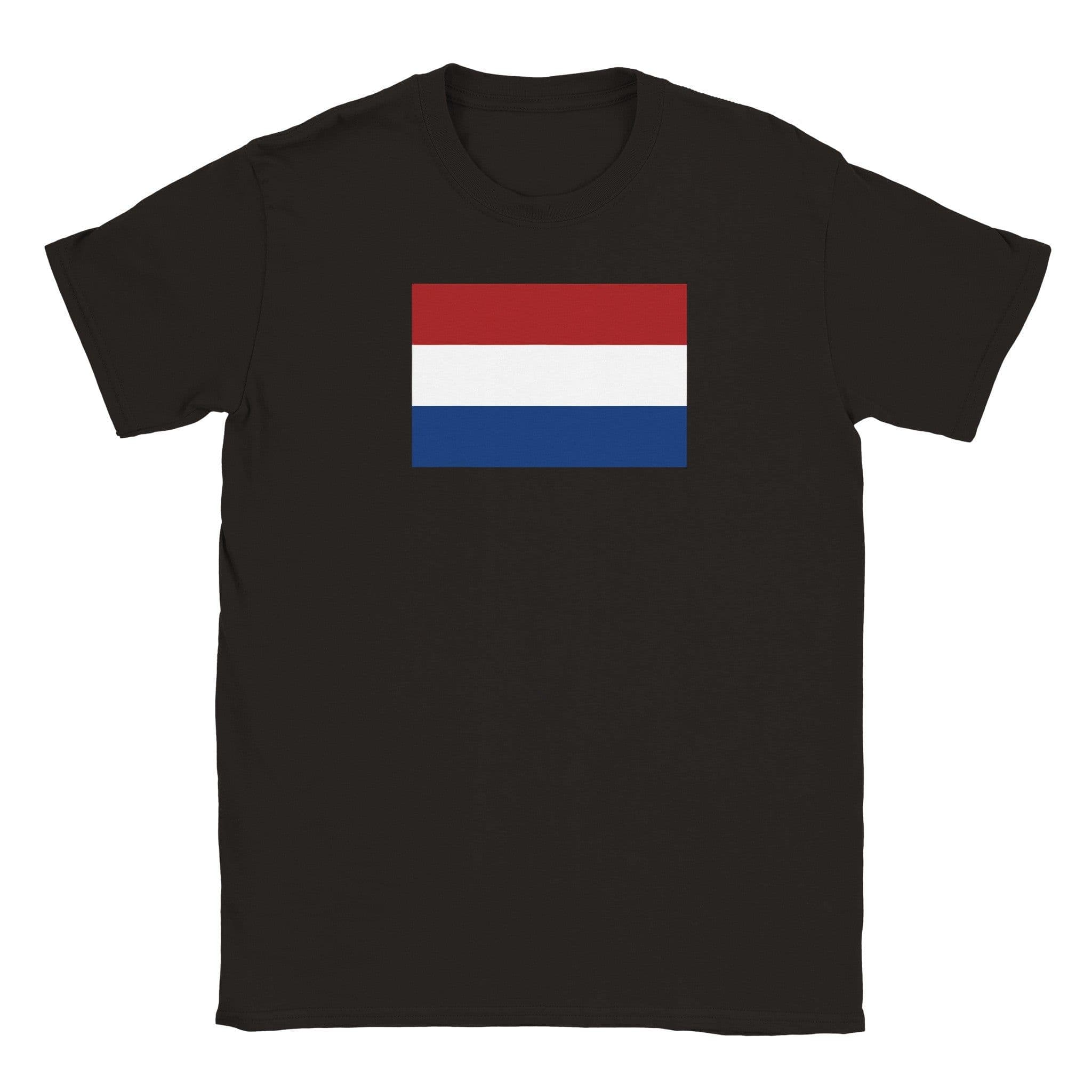 image-Drapeau des Pays-Bas - T-shirt unisexe classique ras du cou