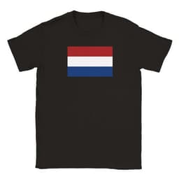 image-Drapeau des Pays-Bas - T-shirt unisexe classique ras du cou