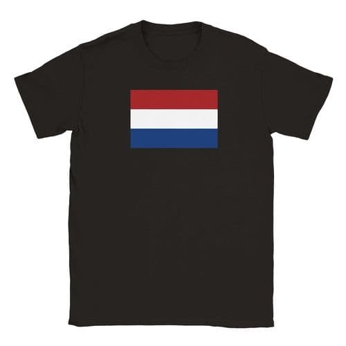 image-Drapeau des Pays-Bas - T-shirt unisexe classique ras du cou