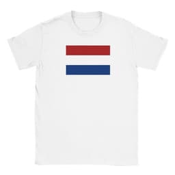 image-Drapeau des Pays-Bas - T-shirt unisexe classique ras du cou