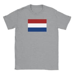 image-Drapeau des Pays-Bas - T-shirt unisexe classique ras du cou