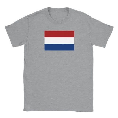 image-Drapeau des Pays-Bas - T-shirt unisexe classique ras du cou