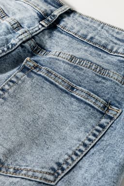 image-Myosotis High Rise Button Zip Fly Jeans - Medium Wash