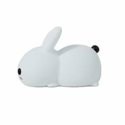 image-Rabbit LED Night Light Silicone Animal Cartoon Dimmable Lamp