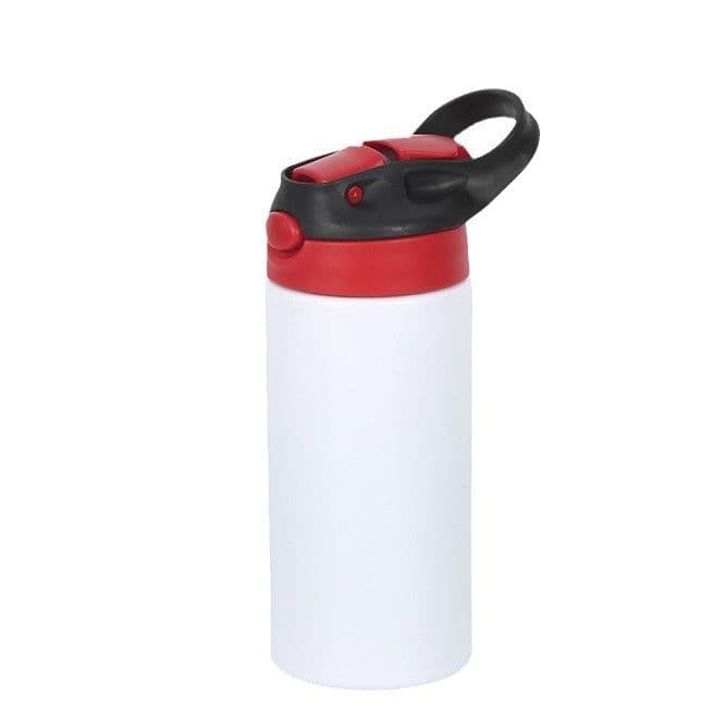 image-Vacuum Cup Sublimation Children Portable Cup With Suction Tubes Large Capacity Student Water Cup