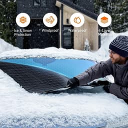 image-4-Layer SUV Windshield Snow & UV Protector