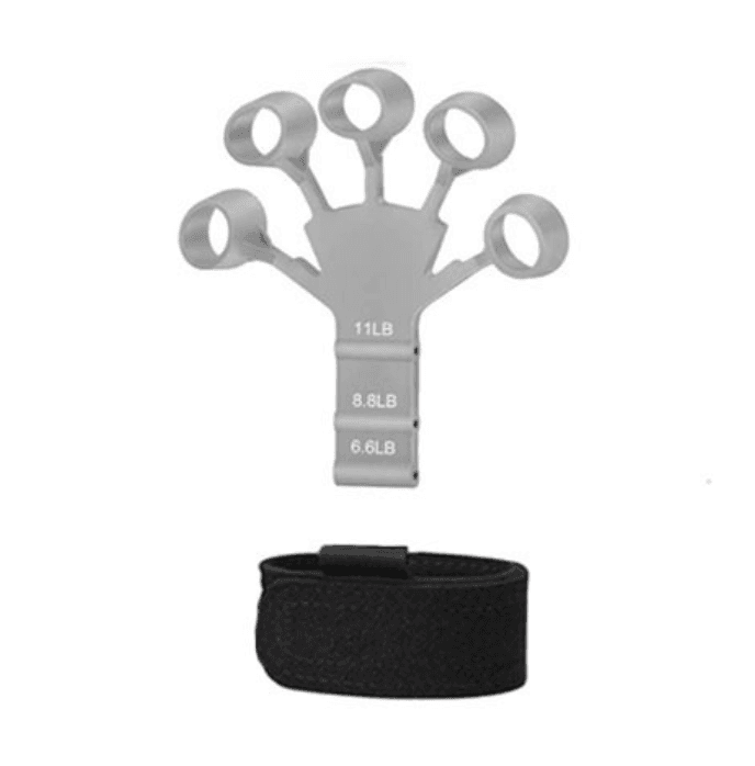 image-Cross-border silicone finger trainer 5-finger wrist puller finger strength finger rehabilitation belt flexion and extension vein trainer