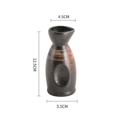 image-Japanese Style Ceramic Wine Pot - Handmade Baijiu Carafe