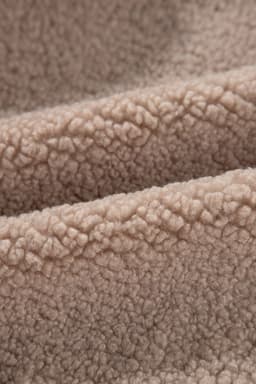 image-French Fuzzy Zipper Winter Jacket, Beige, Pocketed, Winter Wear (65 characters)