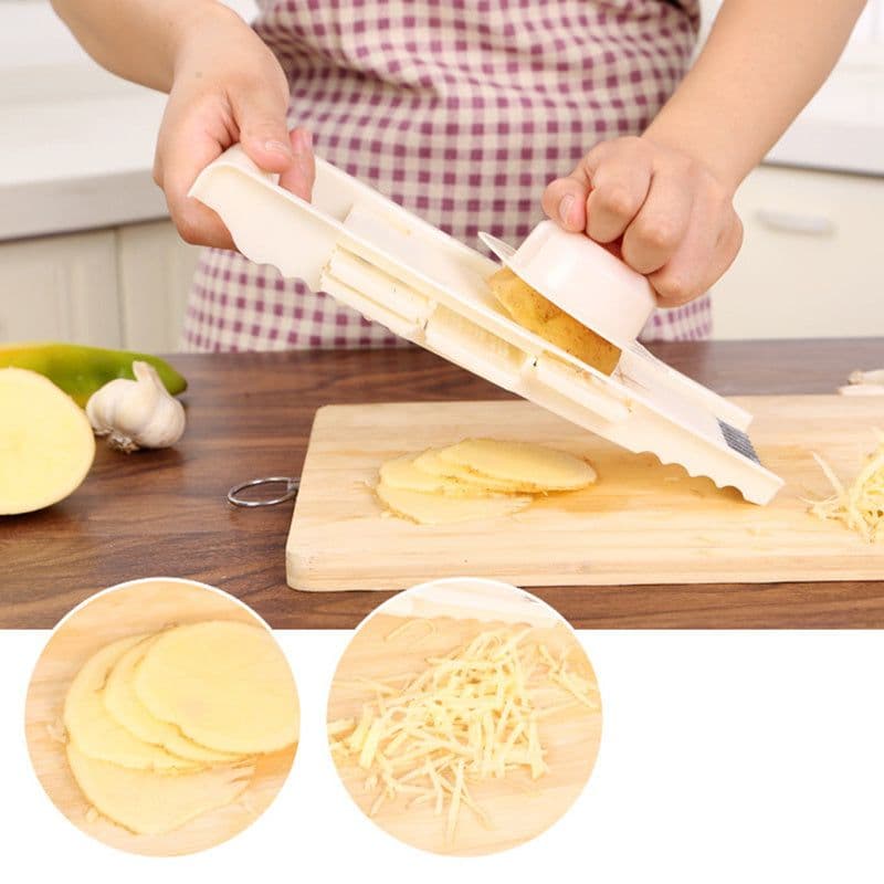 image-Multifunctional Shredder Potato Slicer Grater