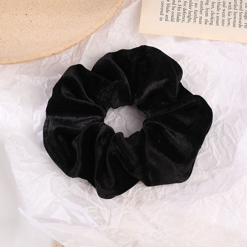 image-Flannel Hair Tie Hair Rope Amazon Velvet Fashion Ponytail Hair Accessories