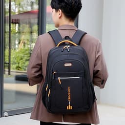 image-Men's Large Capacity Computer Backpack, Green 36-55L
