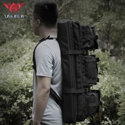 image-Military Fan Multi-functional Tactical Equipment Outdoor Fishing Bag 28 Inches