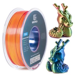 image-Geeetech Three Tri Color Silk PLA Filament , 3D Filament 1,75 mm 1KG Spool Wire (+/-0.03mm) Vacuum packaging, special color