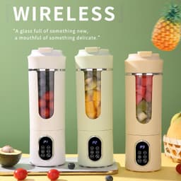 image-Portable Rechargeable Juice Blender - 600mL Compact Smoothie Maker