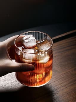 image-Japanese Style Heatresistant Striped Water Cup