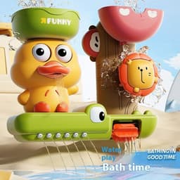 image-Suction Cup Shower Water Spray Bathroom Bath And Water Toys Suit