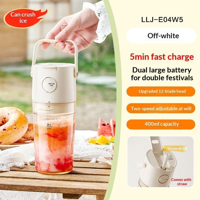 image-Bear Mini Portable Rechargeable Juice Blender - 300ml