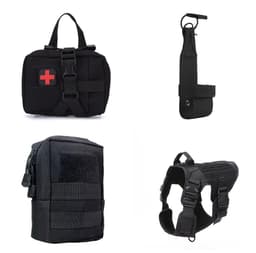 image-Tactical Dog Clothes Quick Disassembly Dog Vest Outdoor Pet Training Clothes