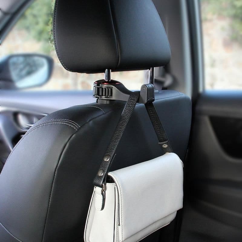 image-Car Headrest Hook Phone Car Holder Car Hanger For A4 B6 Seat Back Hanger Storage Hook Phone Holder Auto Fastener Clip