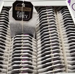 image-Twinings Earl Grey String & Tag Tea Bags Sachets One Full Pack Box x100 Servings