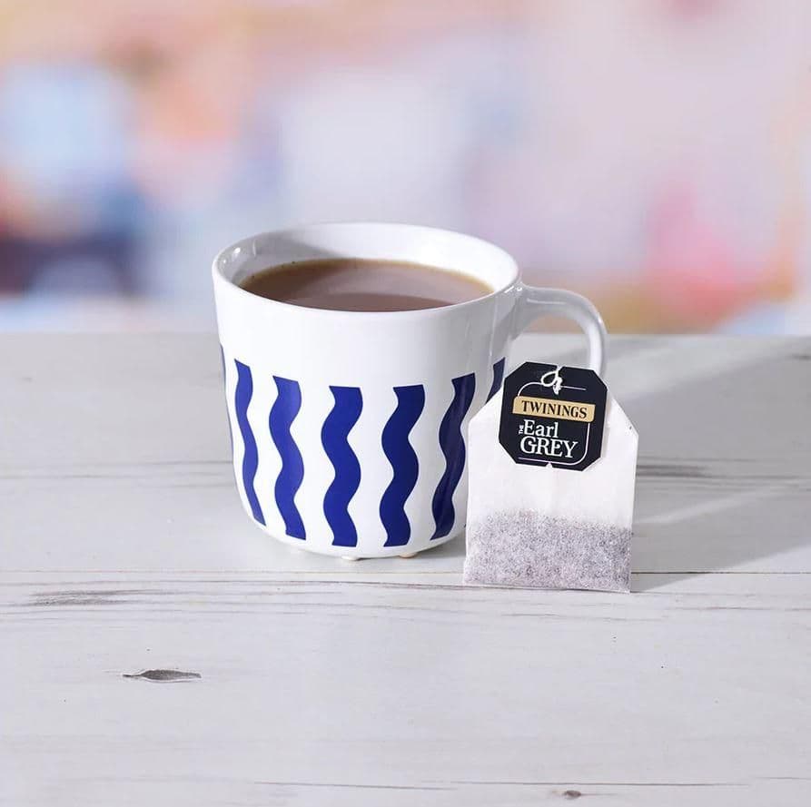image-Twinings Earl Grey String & Tag Tea Bags Sachets One Full Pack Box x100 Servings