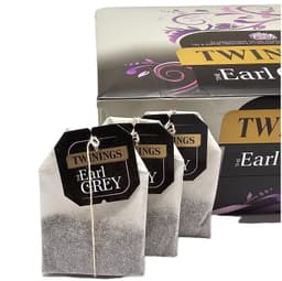 image-Twinings Earl Grey String & Tag Tea Bags Sachets One Full Pack Box x100 Servings