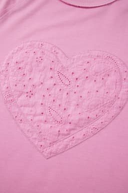 image-Pink Paisley Broderie Anglaise Long Sleeve Top