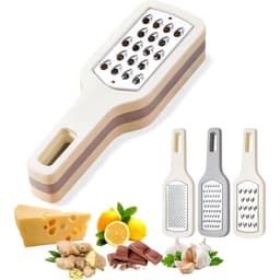 image-3 In 1 Cheese Grater Portable Handheld Stainless Steel Vegetable Grater Kitchen Tools Efficient Food Graters Home Kitchen Gadgets