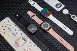 image-himacom W29pro Smart Watch - Bluetooth Calling, Heart Rate, Sports, Waterproof, NFC