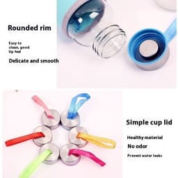image-Creative 300ml Glass Water Cup Transparent Tumbler