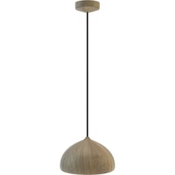 image-Hanging lamp ACORN and oak black wire