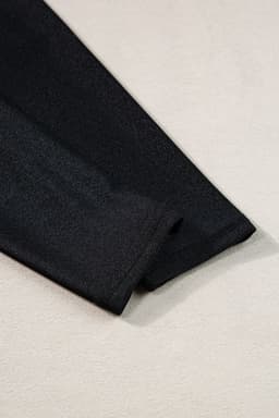 image-High Rise Tight Leggings with Waist Cincher - Black